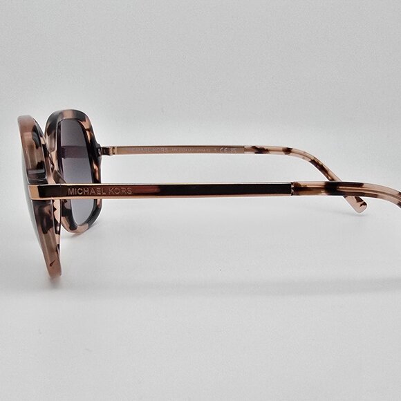 Michael Kors MK2024 Adrianna II Pink Tortoise Frame Grey Gradient Len Sunglasses - Picture 4 of 15